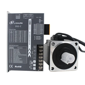 Lichuan Low Voltage 48V19A 3000RPM 2.4N.m Servo Motor Driver Controller Kit 750W DC Servo Motor Drivers Kit for Drilling Machine