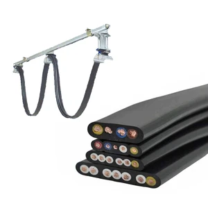 H05VVH6-F/H07VVH6-F Flat Flexible Copper Conductor PVC Sheath Elevator Traveling Cable