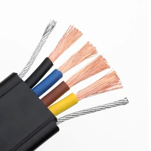 Copper PVC 450/750V 1/1.5/2.5/4mm Temperature Resistant Elevator Cable SHENYI LIUYI TVVB Series Used for Elevator Systems