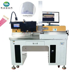 SA-128 Servo Semi-automatic IDC Puncture Connector Crimping Machine