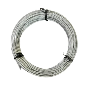 6*19 8*19 9*19 FC Iwrc Galvanized Zinc Finish High Carbon Steel Wire Rope 16mm for Lift Elevator Traction Hoisting Cable