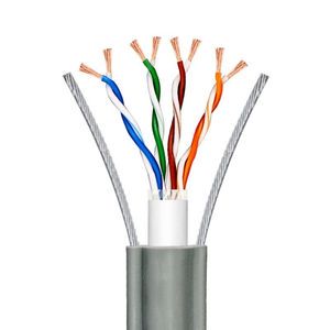 Elevator Wire 23awg 4pair Lift Cable Elevator Networking Cable Traveling Cable with Messenger Steel Wire for CCTV Video