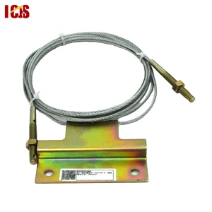16201907-D OP=1100, Elevator Landing Door Steel Wire Rope Assembly, Hall Door Linkage Wire Rope, Elevator Spare Parts