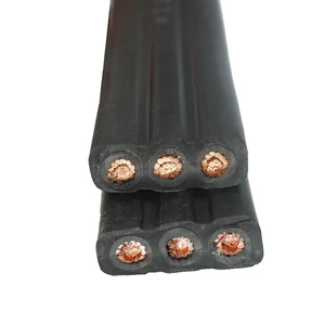 High Quality Copper Core Sheathed Flexible Flat Cable Crane Travel Elevator Hoistway Cable
