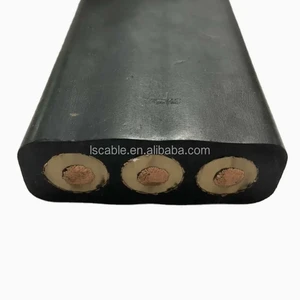 Flat Cable Yffb/Yvfb Cable 3*35+1*10 Yffb 3*16mm 5*6mm 4*25mm Elevator Power Cord Customised Crane Cable