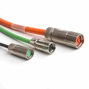 High Flexibility Industrial Machine Cable Copper Core PVC Insulation M27 V90 Encoder Brake Aviation Connector 750V/10... IATF 16