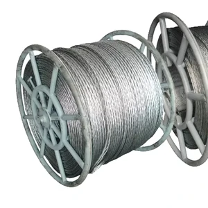 Suntech Anti-Rotation Braided Pilot Wire Rope Galvanized Steel Cable for Power Transmission Line Tower Crane Elevators