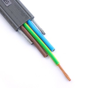 Customized Shielded Flat Cable with High Flexibility for Elevator Use Multi-core Flat Cable Specifically Designed for Elevators