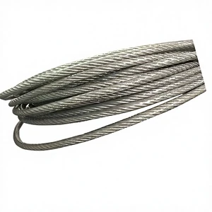 Udiya General Hardware Rigging 7*19 8mm-10mm Coated 304 PVC Stainless Steel Wire Cable for Elevator Use Wooden Spool Packaging