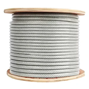 Udiya PVC Coated SS316 Wire Rope Cable 6*37+FC Cable