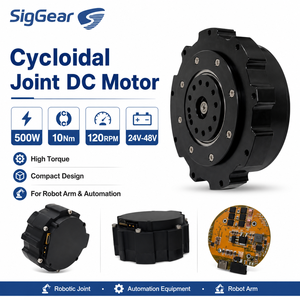 24V 48V 500W Cycloidal Robot Joint DC Motor 10Nm 120RPM High Torque Compact Actuator for Robot Arm Automation OEM Factory Unit
