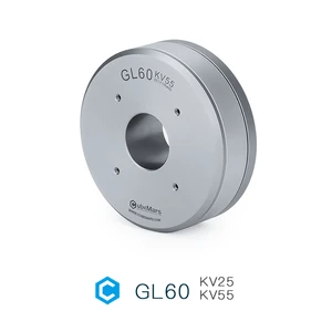 GL60 KV25 CubeMars Rushless Gimbal Motor: 24V 20mm Hollow Shaft IP45 Waterproof FOC Motor for LiDAR & Professional Camera Gimbal