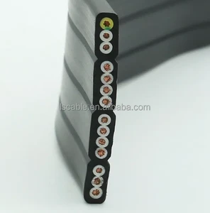 Elevator Cables Yt Ytb Ytf Braided PVC Insulated Flexible Elevator Rubber Cable Shielded Flat Elevator Traveling Cable Trvvp