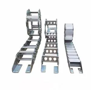 High-Strength Galvanized CNC Steel Cable Drag Chain Industrial Bridge-Style for Cable Carrier for Metal Energy Steel Cable