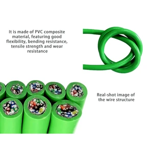 Low Voltage High Flexibility TRVVSP TRVVP Cable Shielded Twisted Pair Micro Servo Encoder Cable 6Pairs Flexible Drag Chain Cable