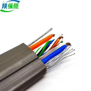Flexible PVC Jacket & Insulation Copper Conductor Elevator Lift Traveling Cables 5*2.5 mm