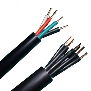 450/750V XLPE Sheath Flexible Control Cable, Braid Shielded Control Cable, Round Elevator and Escalator Control Cable