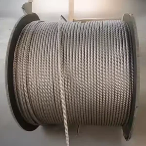 Goldsun 6*19 8*19 9*19 FC Iwrc Galvanized High Carbon Steel Wire Rope 8~16mm Construction Lift Elevator Traction Hoisting Cable