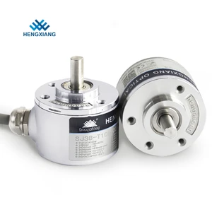 Absolute Rotary Encoder DC 5-24v Wide Voltage Power Supply 6mm Shaft Optical Encoder 32 64 128 256 512 1024 2048 4096P/R