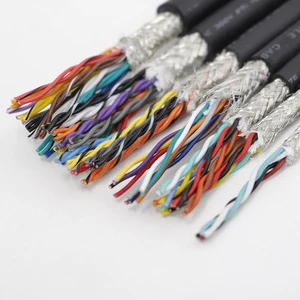 PMS 2464 24AWG Highly Flexible Single Pair Twisted Shielded Signal Cable, Encoder Cable