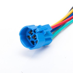 16mm 5 Wire Push Button Harness Connector Wiring Pigtail Socket Plug Adapter with 150mm Cable Length