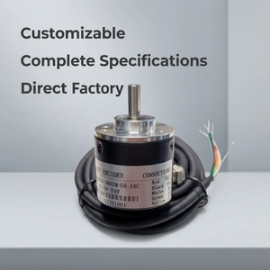 38mm Solid Shaft Incremental Encoder 3600PPR NPN/PNP Output Industrial Automation Sensor