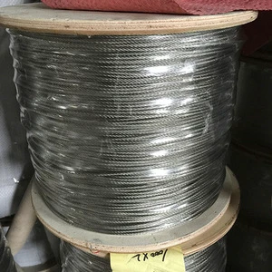Wholesale Premium 8x19S-FC Elevator Special Steel Wire Rope High Toughness Smooth Galvanized Cable for Passenger Elevator