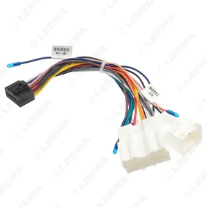 Car 16pin Power Cord Wiring Harness Adapter For Mitsubishi Pajero Sport (06-09) Installation Head Unit