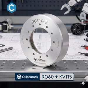 Cubemars RO60 High Torque Brushless Motor Kit Integrated Hall Sensor Pancake Shape Waterproof IE3 Efficiency for Cobot Arm