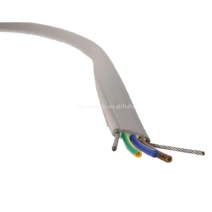 Elevator Travelling Flat Lift Cable 12-48 Cores Copper PVC Insulation Industrial Auto CCTV Use