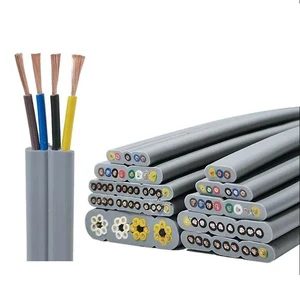 YFFB 300/500V 0.5-25mm2 2-60 Cores Elevator Drag Chain Accompanying Flexible Power Cable