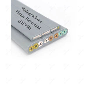 Flexible HFFR Insulated Elevator Crane Control Cable 12x0.75 mm with Stranded Copper Conductors for Indoor Moving Applications