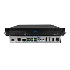 Professional 4K60Hz AI H.265/H.264 Distributed KVM IP System Ultra-Low Latency 4-16 Windows Decentralized Video Wall Controller