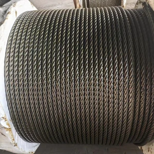 8*19 S FC Iwrc Factory Elevator Steel Wire Rope Cable 8X19 Seale 8mm 10mm 12mm 16mm 1370/1770 Lifting Traction Hoisting Rope