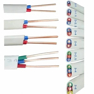TVVB Flat Electric Cable for Elevators Solid Rubber Insulation Essential for Efficient Systems