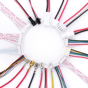 Custom Electronic Jst Te Molex 0.8 1.0 1.25 1.5 2.0 2.54mm Pitch 1/2/3/4/5/6/7/8/40pin Jumper Cables Terminal Wire Harness