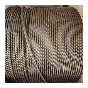 6x19+FC/ 8X19S+FC Ungalvanized Elevator Steel Cable/Elevator Application Steel Wire Rope