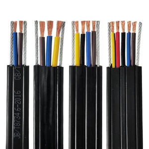 Multi Core Pvc Pur Jacket Elevator Power Cable Optional Lift Traveling Flat Cable for up Down Elevator System