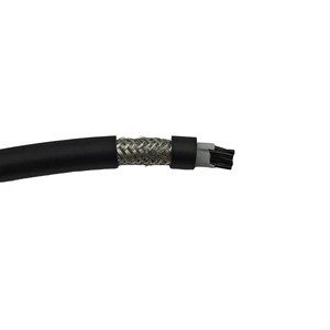 HSFLEX-DP811 High Flexibility PUR Encoder Cable Shielded Twisted Pair PVC Insulation Solid for Precision Servo Motors Robotics