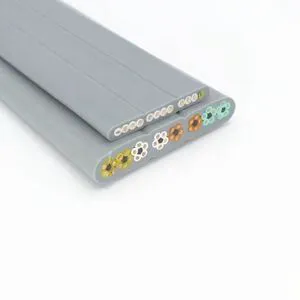 TVVB Stranded Coil Cable PVC Insulation Copper Conductor 300V/500V IP68 Temperature -15C~+70C Hualian for Electrical Wiring