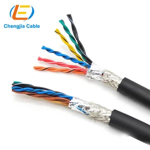 YY06 RVVSP Cable 4X2X0.3 (22AWG) Screened Encoder PVC Sheath Wire U L Certified Encoder and Feedback Cables