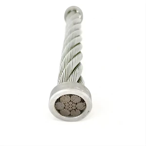 19x7 Non Rotating Galvanized Steel Wire Rope High Load Cable for Tower Crane Elevator Shaft Heavy Lifting