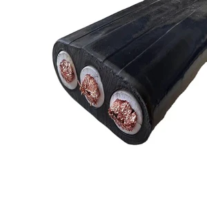 With Steel Wire Flat Wire Power Cable Elevator Flat CableZR-YVFB TVVB3*35 YFFB ZR-YVFBJ Gantry Crane Cable