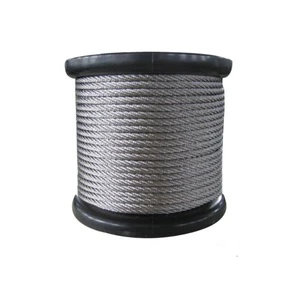 201/304/316 7x7 7x19 316 Elevator Stainless Steel Pvc Coated Cable Wire Rope Steel Wire Cable Ss Stainless Steel Wire Rope 6mm