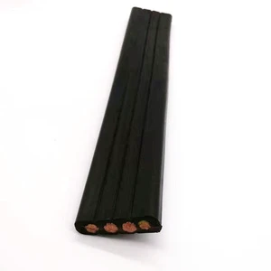 Customized 0.6KV Copper PE PVC Sheathed Low Voltage Elevator Cable Flat Travel Cable Lifting for Crane Applications