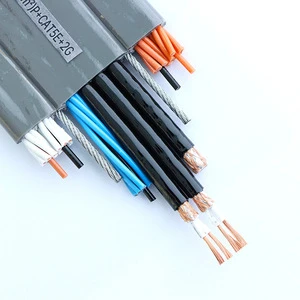 TVVB Elevator Cable with Flat PVC Sheath Absolute GB Pure Copper Multi-Core Stranded Conductor for Construction Applications
