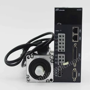 LICHUAN Servo Motor 400W 60ST-M01330 Servo Motor Driver Kit AC220V 1.27Nm 3000rpm 60mm Motor for Cnc Servos Machine Machine