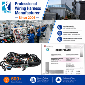 HZEMS S6-L-P114-3.0 Servo Motor Encoder Cable 15pin Wire Harness 100% Tested for Huichuan Motor Dongguan Manufacture Factory