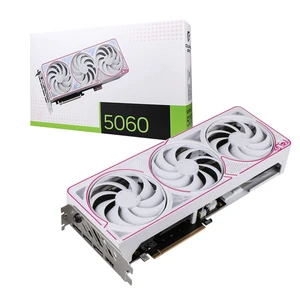 High Performance White RTX 5060 8GB GDDR7 GPU for Aesthetic PC Build