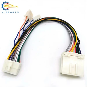 Automobile 14pin 18Pin Connector Audio Complete Wiring Harness for Mitsubishis Power Cable